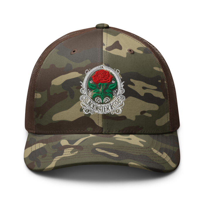 Blackwater Rose Camo Trucker Cap - Image 2